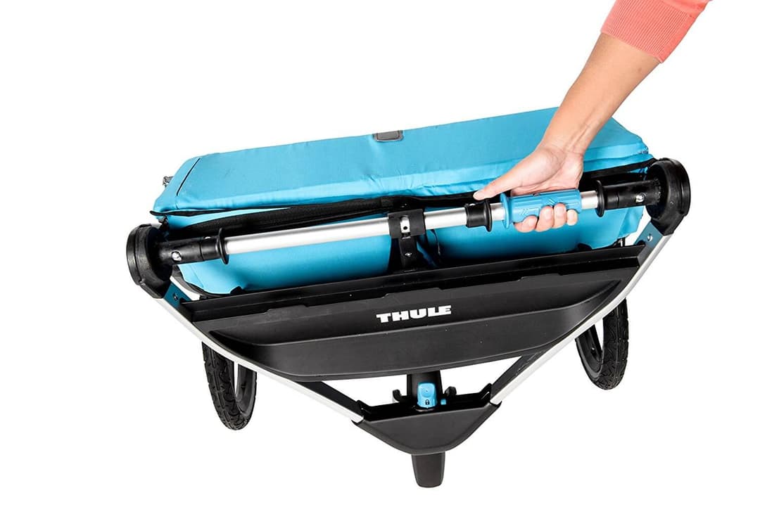 Thule Double Stroller: folded